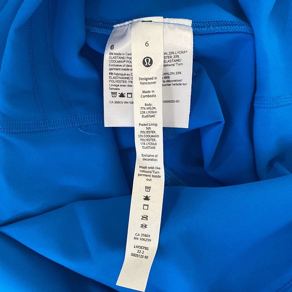 ❗️SOLD❗️2022 Lululemon Wunder Train HR Tight 25” Ed Curtis Size 6 - Picture 7 of 10